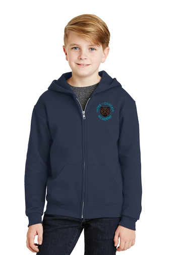 Youth Full-Zip Hooded Sweatshirt