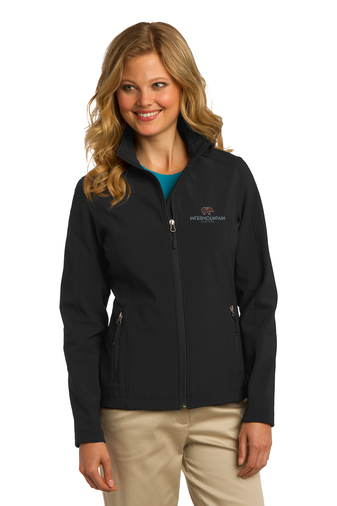 Port Authority Ladies' Core Soft Shell Jacket (Black)