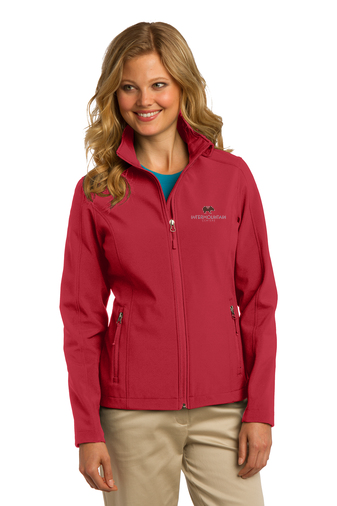 Port Authority Ladies' Core Soft Shell Jacket (Rich Red)