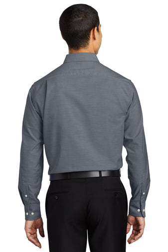 Port Authority® SuperPro™ Oxford Shirt (Black)