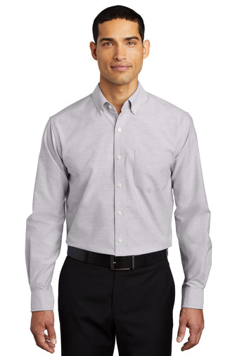 Port Authority® SuperPro™ Oxford Shirt (Grey)