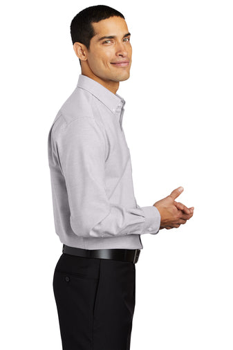 Port Authority® SuperPro™ Oxford Shirt (Grey)