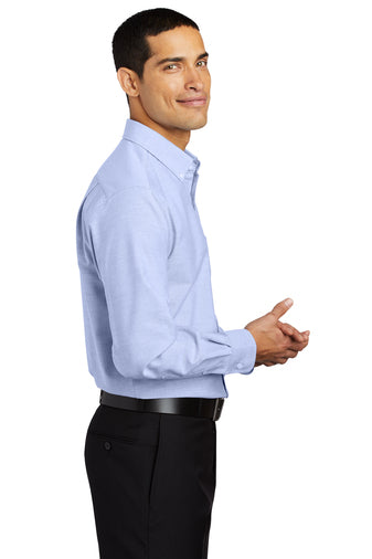 Port Authority® SuperPro™ Oxford Shirt (Oxford Blue)