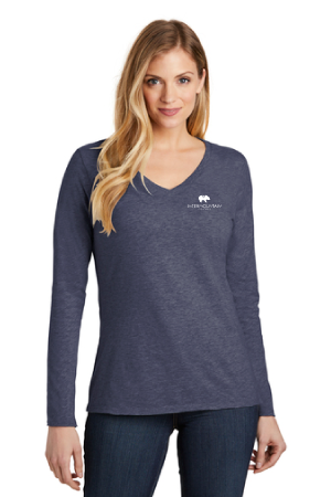 Women's District Very Important Tee Long Sleeve V-Neck
