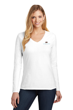 Women's District Very Important Tee Long Sleeve V-Neck